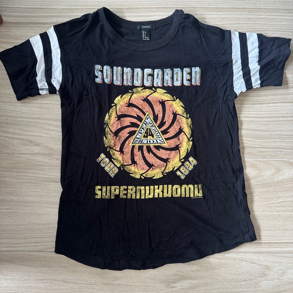 Soundgarden Superunknown European Tour Dates 1994 T-Shirt